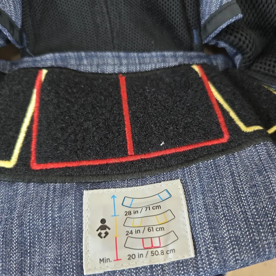 ERGOBABY BABY CARRIER – DENIM BLUE (ERGOBABY LOGO VISIBLE)