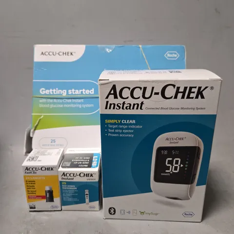 BOXED ACCU-CHEK INSTANT BLOOD GLUCOSE MONITORING SYSTEM