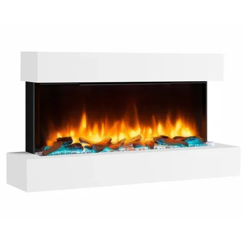 BOXED CASTLETON FIRE & FIREPLACE SUITE 110CM (BOX 2 OF 2 ONLY)