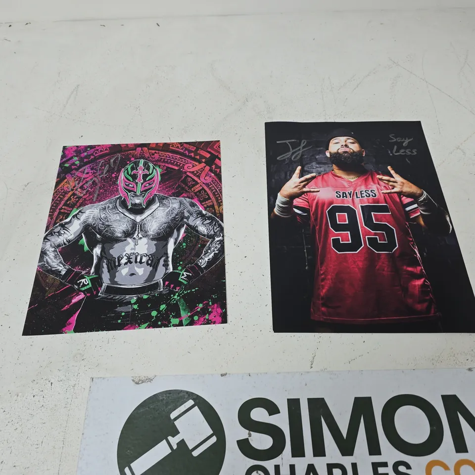 2X SIGNED PHOTOS/MEMORABILIA 