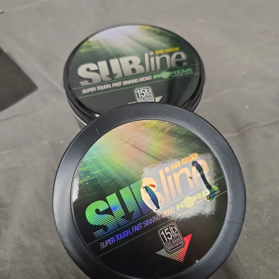 KORDA SUBLINE SUB GREEN 15LB FISHING LINE 