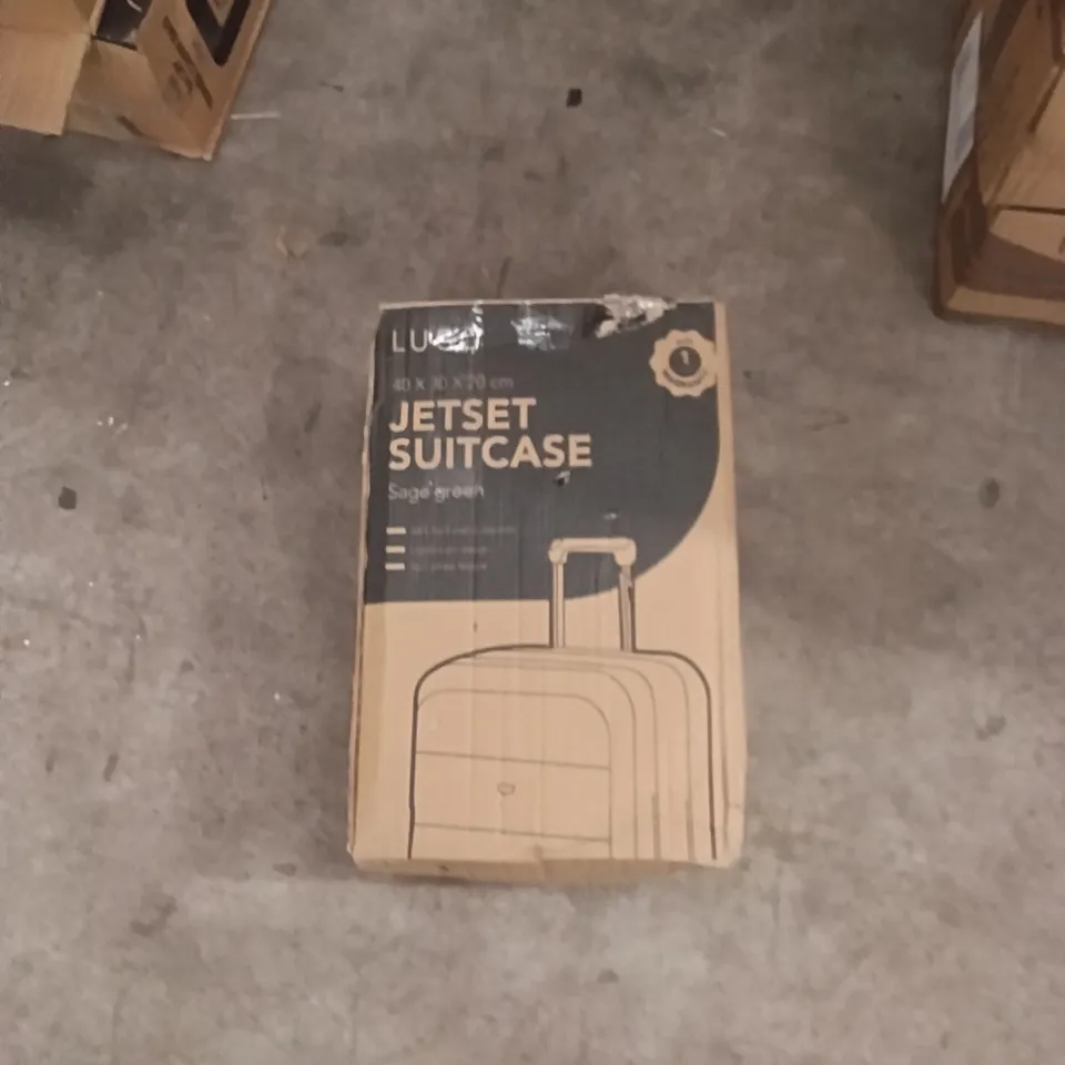 BOXED LUGG TRAVEL SUITCASE