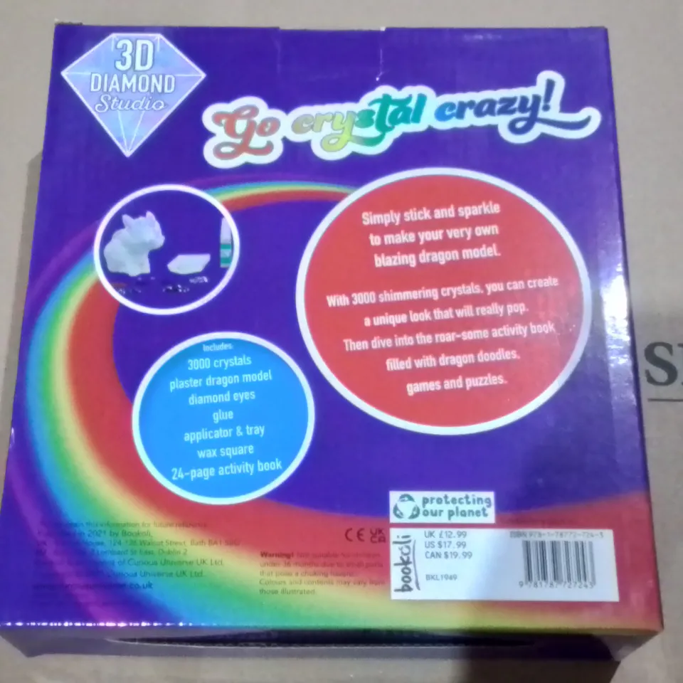 LOT OF 5 BRAND NEW DAZZLING DRAGON CRAFT SETS