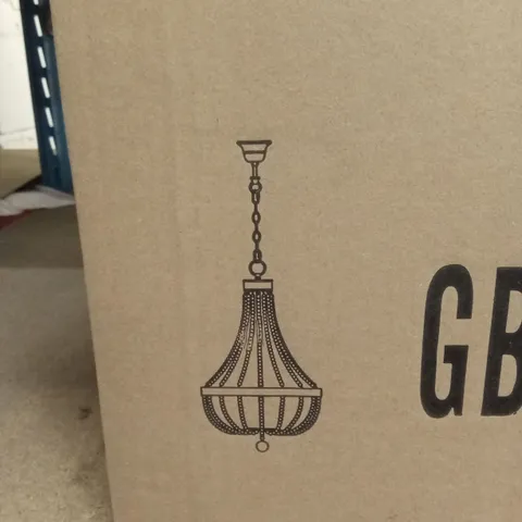 BOXED CADE CHANDELIER LIGHT (1 BOX)
