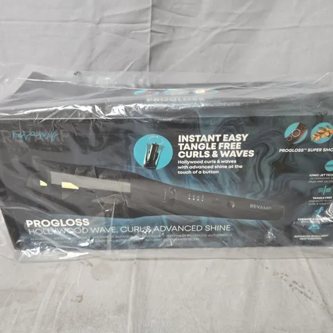 BOXED HOLLYWOOD WAVE, CURL & ADVANCED SHINE AUTOMATIC ROTATING CURLER