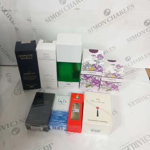 APPROXIMATELY 24 ASSORTED FRAGRANCES TO INCLUDE; ZARA, AVON, INIS AND RIVER ISLAND