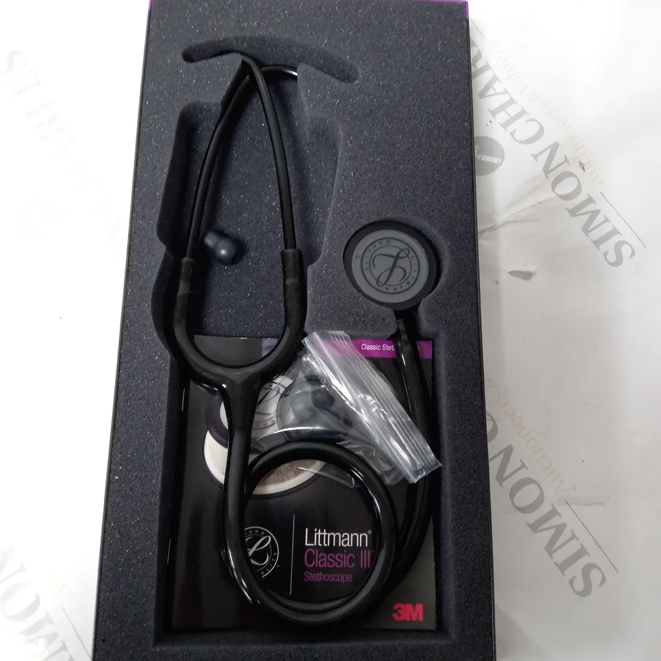 3M LITTMANN CLASSIC III STETHOSCOPE 5803 BLACK EDITION