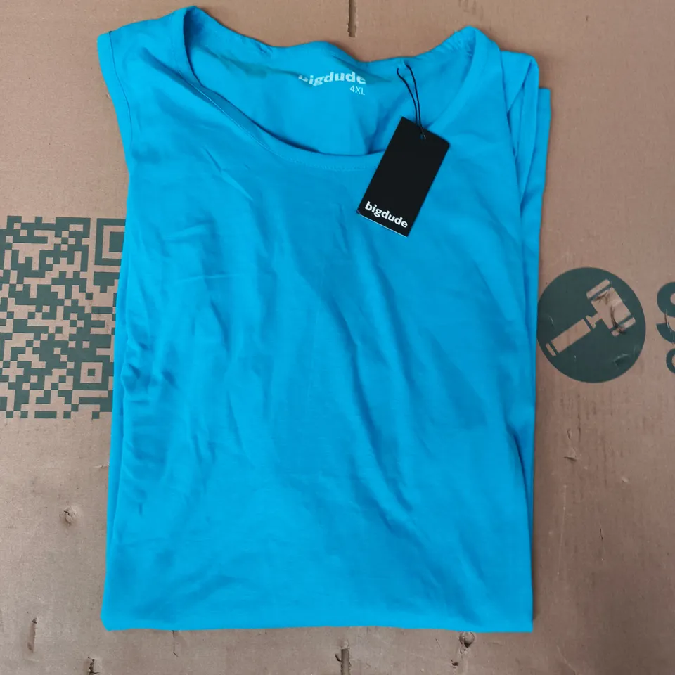 BIG DUDE SLEEVELESS TOP IN BLUE SIZE 4XL