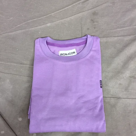 IRON ICON PURPLE T‑SHIRT SIZE M
