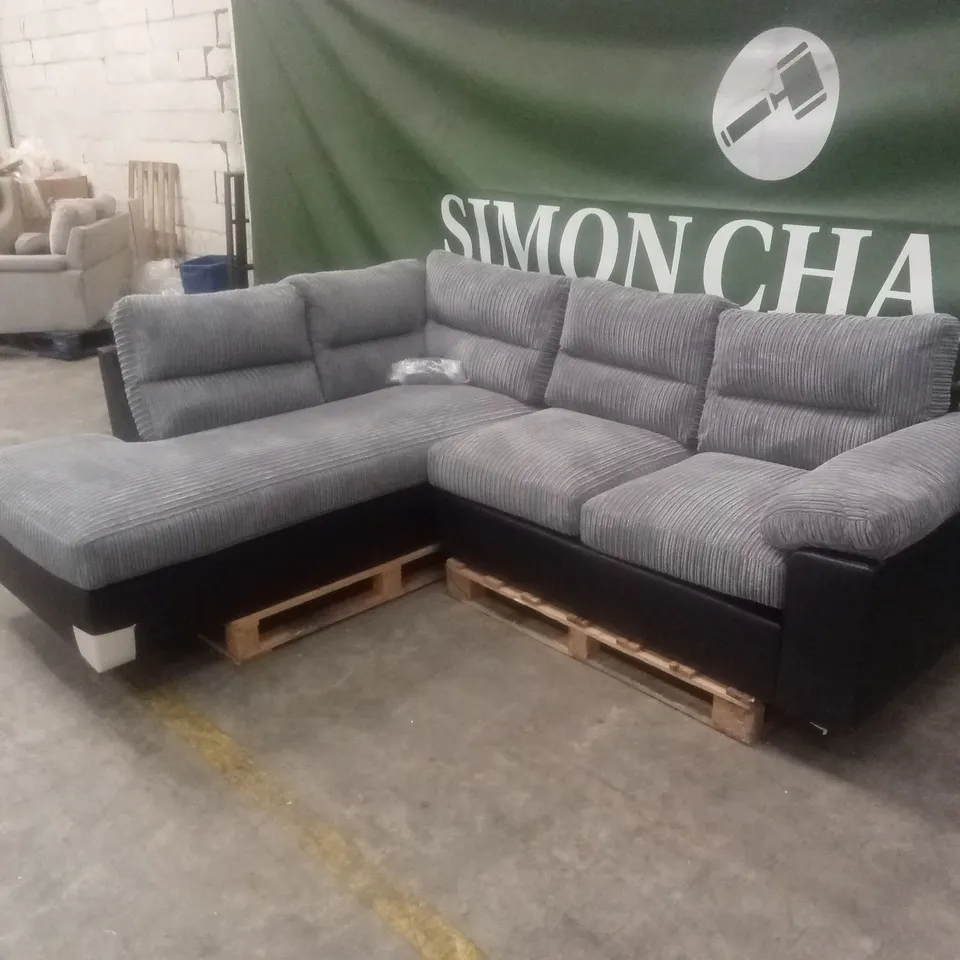 ARMSTRONG LEFT HAND CORNER GROUP SOFA - GREY RRP £999