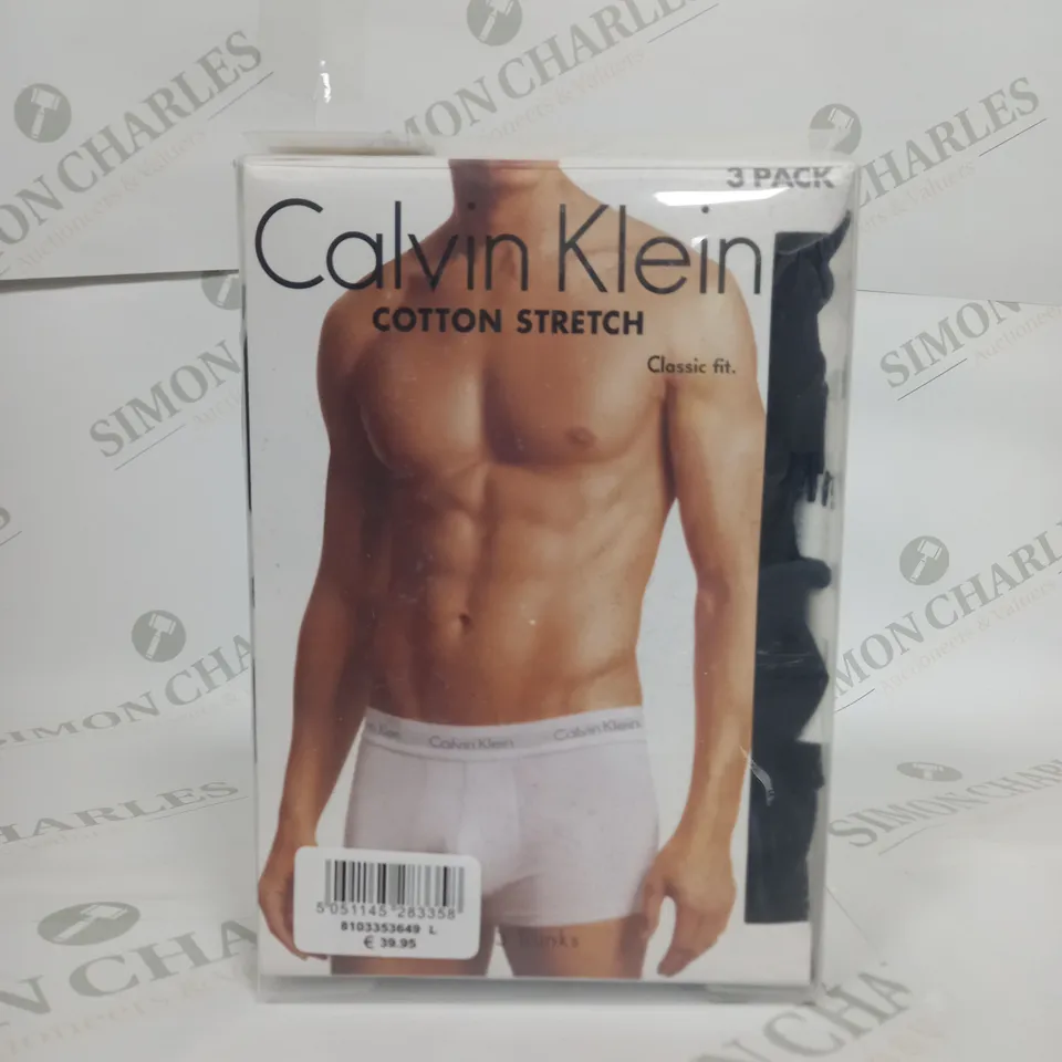 BOXED CALVIN KLEIN CLASSIC BOXER BRIEFS SIZE L - X3