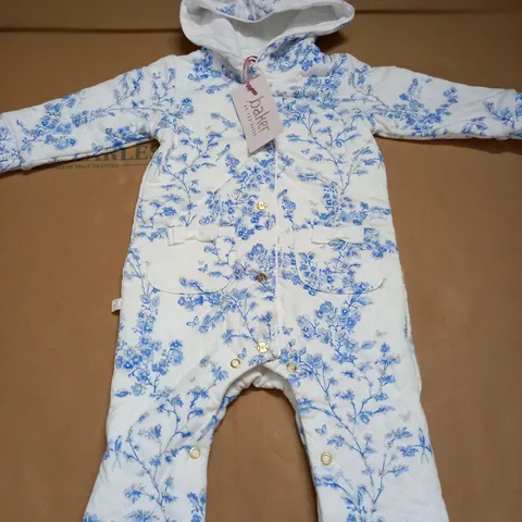 BAKER BY TED BAKER QUILTED BABY GROW - 6-9 MONTHS