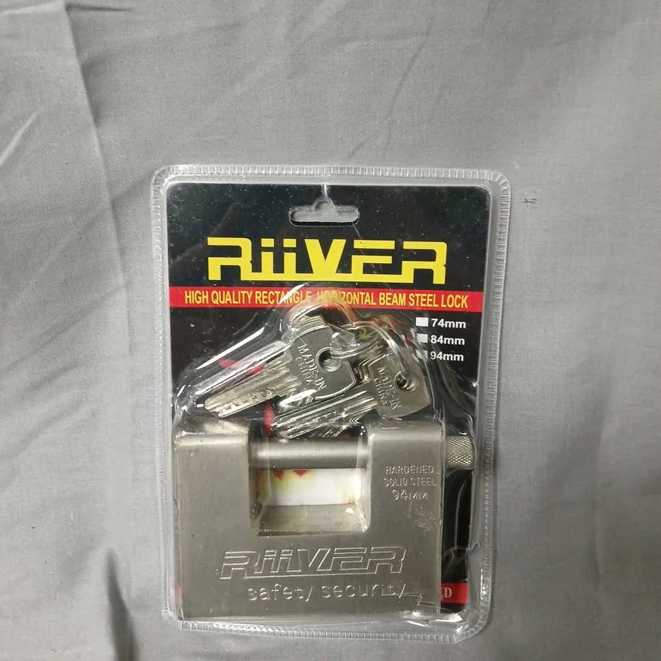 RIVER SECURITY PADLOCK WITH 3 KEYS – BLISTER PACK