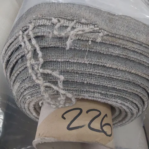 ROLL OF QUALITY NATURAL CO-ORDINATES CORD LIMESTONE CARPET APPROXIMATELY 4M Γ 6.5M