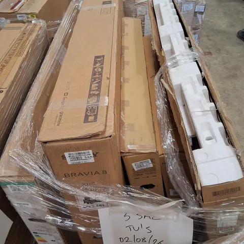 PALLET CONTAINING 6 ASSORTED DAMAGED TVS