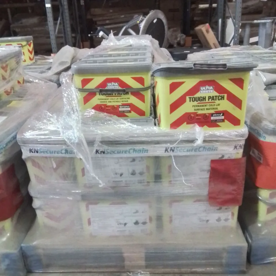 PALLET OF ULTRACRETE TOUGH PATCH POTHOLES REPAIR APPROXIMATELY 26 CASES  //EXPIRY DATE 18.05.25 26KG PER CASE