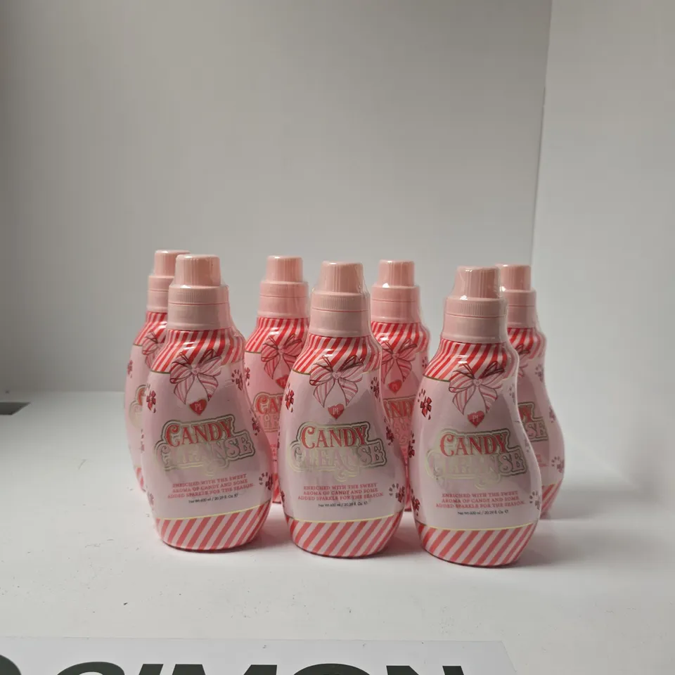 CANDY SCENTED CLEANSE BOTTLES – PINK, SET OF 7