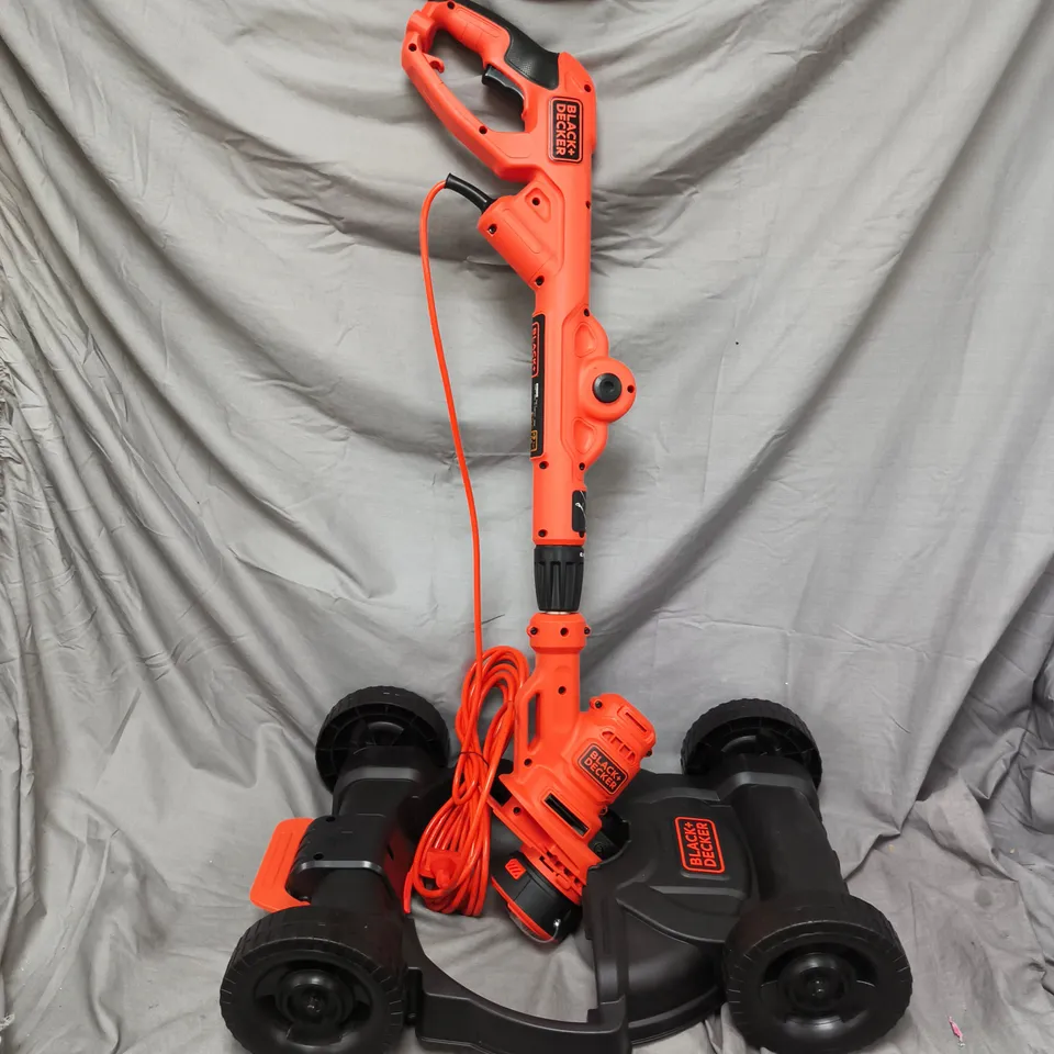BOXED BLACK & DECKER 550W 3 IN 1 MOWER DECK/STRIMMER - COLLECTION ONLY