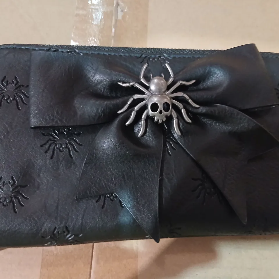 APPROXIMATELY 23 BRAND NEW KILLSTAR ARACHNO VIXEN WALLETS BLACK