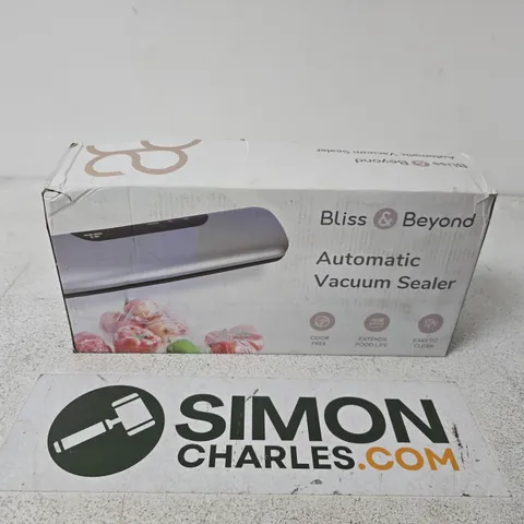 BLISS & BEYOND AUTOMATIC VACUUM SEALER – BOXED