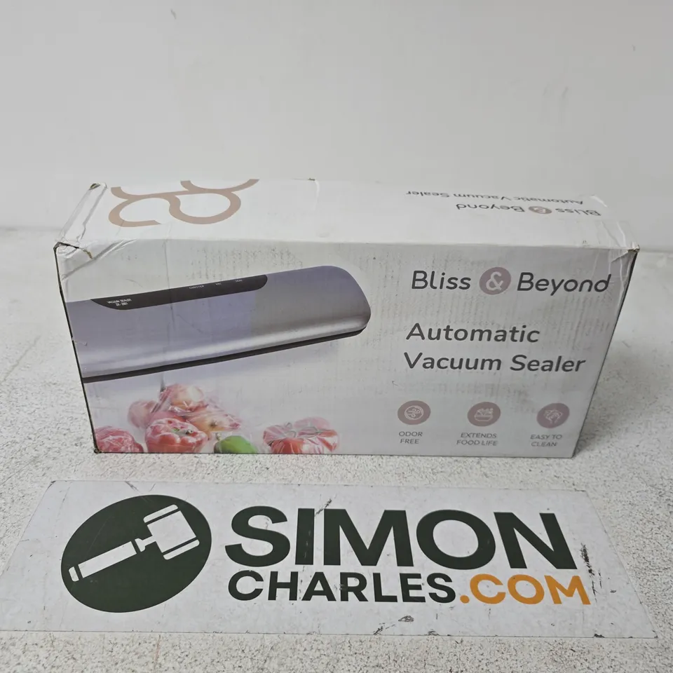 BLISS & BEYOND AUTOMATIC VACUUM SEALER – BOXED