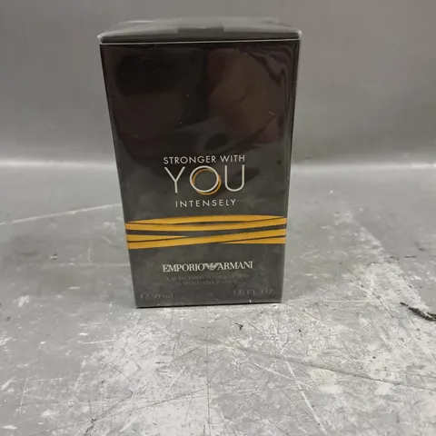 BOXED AND SEALED STRONGER WITH YOU INTENSELY EMPORIO ARMANI EAU DE PARFUM 50ML