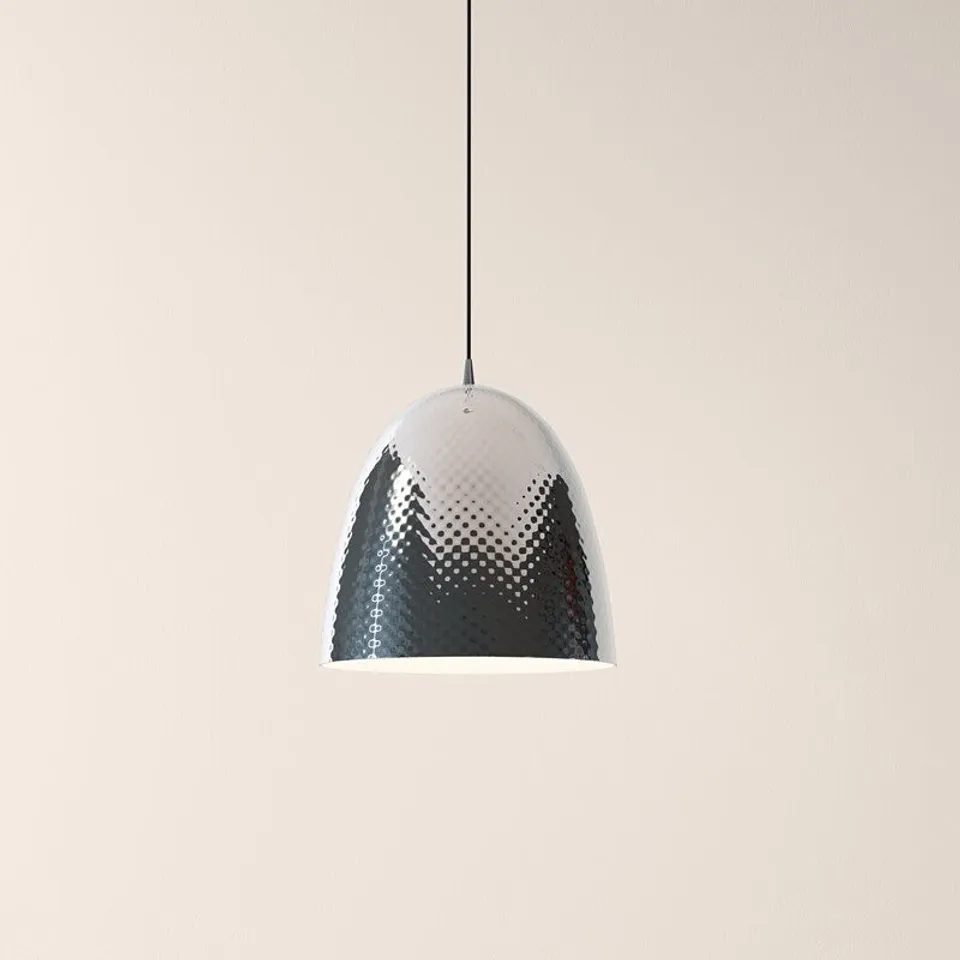 BOXED JOVE 1LIGHT DOME PENDANT SHADE-NICKLE