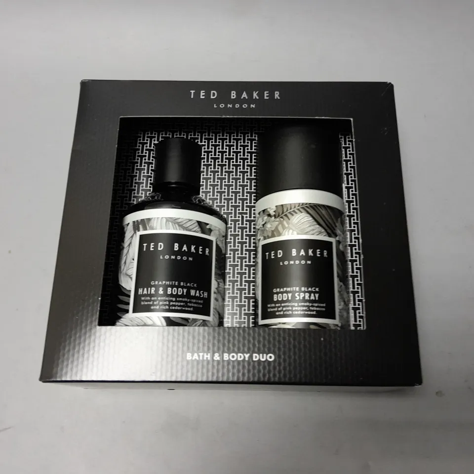 BOXED TED BAKER BATH AND BODY DUO
