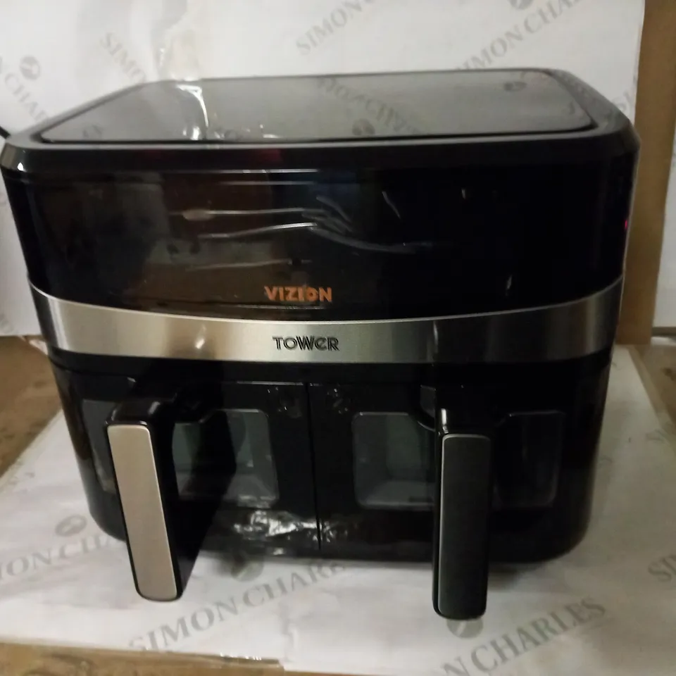 TOWER T17100 VORTX VIZION 9L DUAL BASKET AIR FRYER
