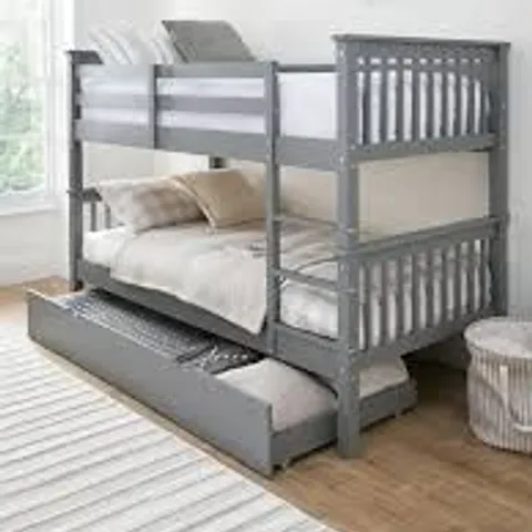 BOXED NOVARA BUNK BED - GREY (2 BOXES)