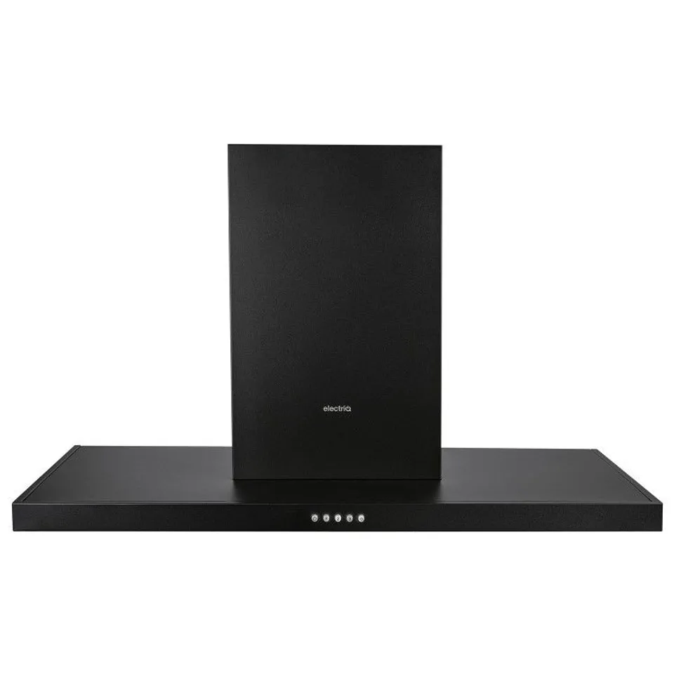 BOXED ELECTRIQ EIQRANGEHOOD90K 90CM SLIMLINE CHIMNEY RANGE HOOD BLACK