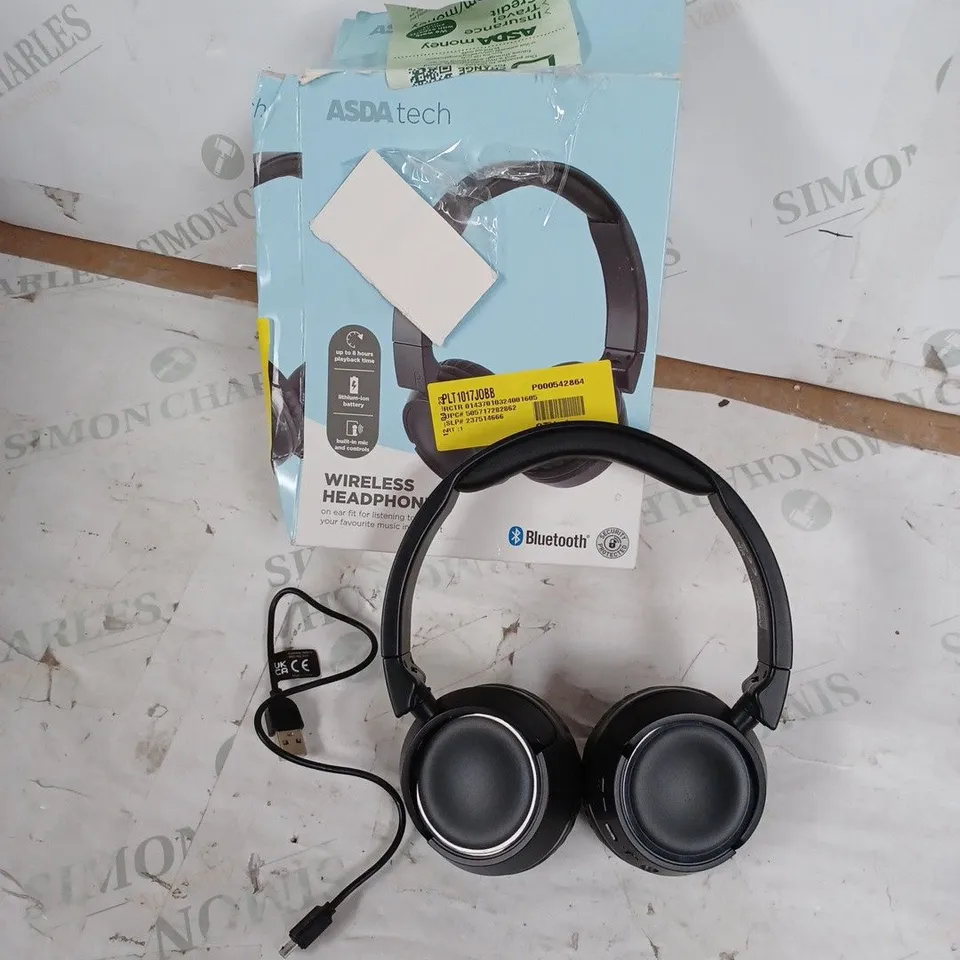 ASDA TECH WIRELESS HEADPHONES