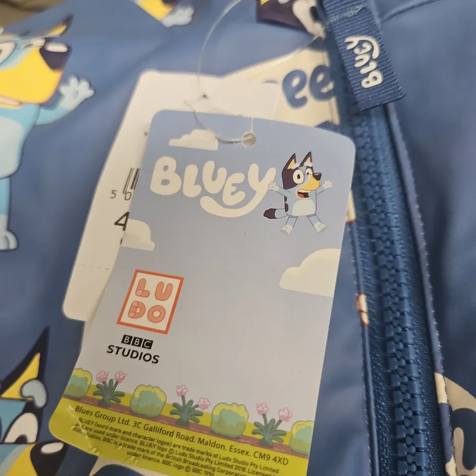 BLUEY KIDS' PUFFER JACKET – BLUE, 4-5 YEARS (UK 104-110 CM)