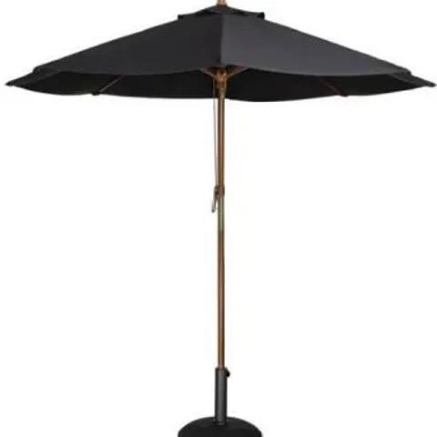 BOXED CB514 BOLERO ROUND BLACK PARASOL 2.5M DIAMETER ( 1 BOX )