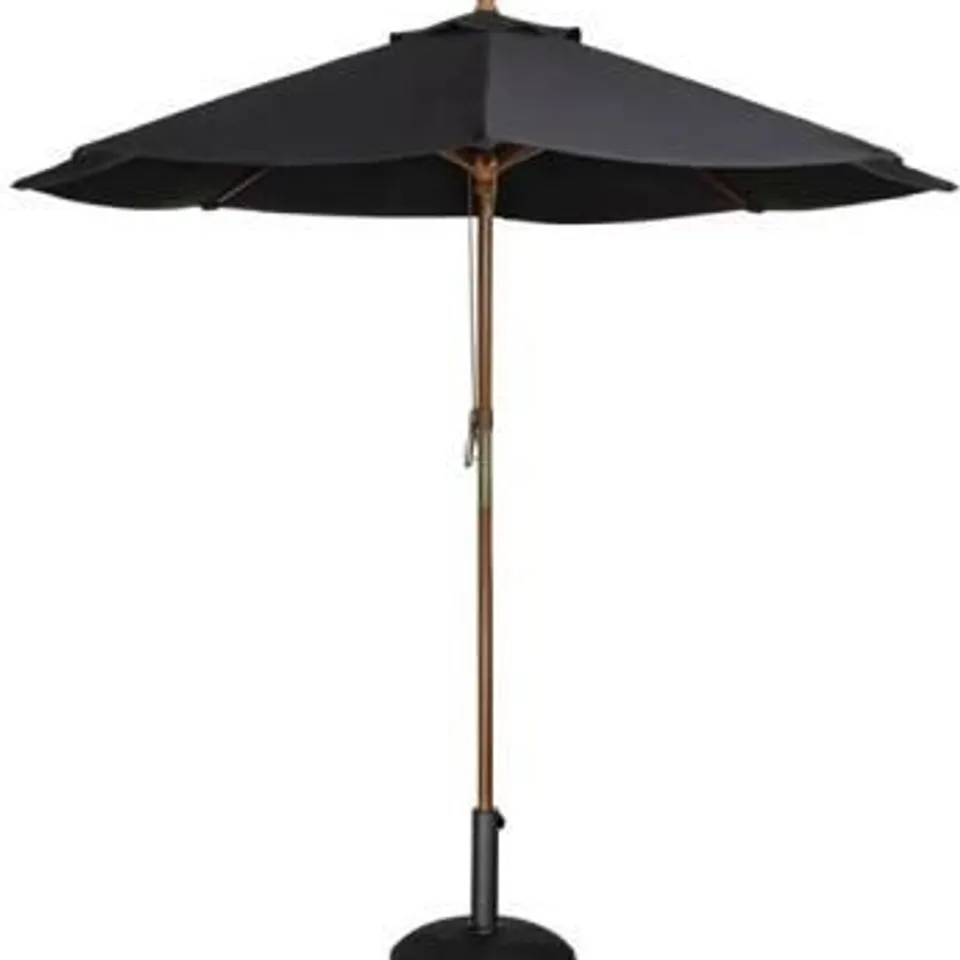 BOXED CB514 BOLERO ROUND BLACK PARASOL 2.5M DIAMETER ( 1 BOX )