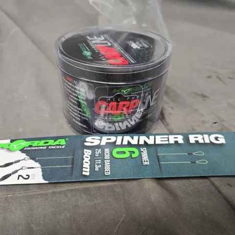 CARP LINE AND SPINNER RIG