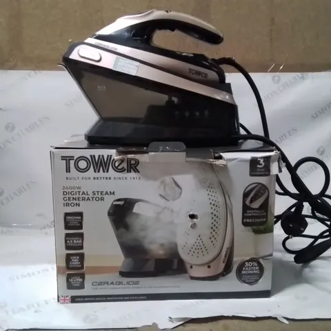 BOXED TOWER 2400W DIGITAL STEAM GENERATOR IRON