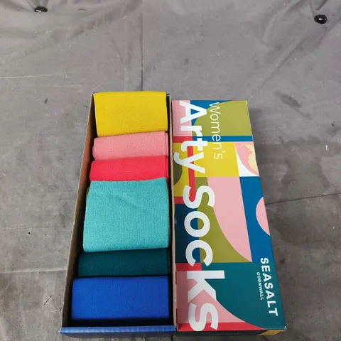 SEASALT WOMEN'S SOCKS – PACK OF 5 - SIZE 4/7