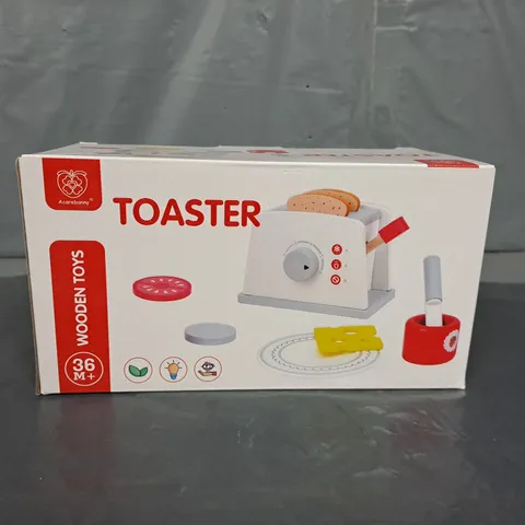 LARGE QUANTITY OF WOODEN TOYS - TOASTER