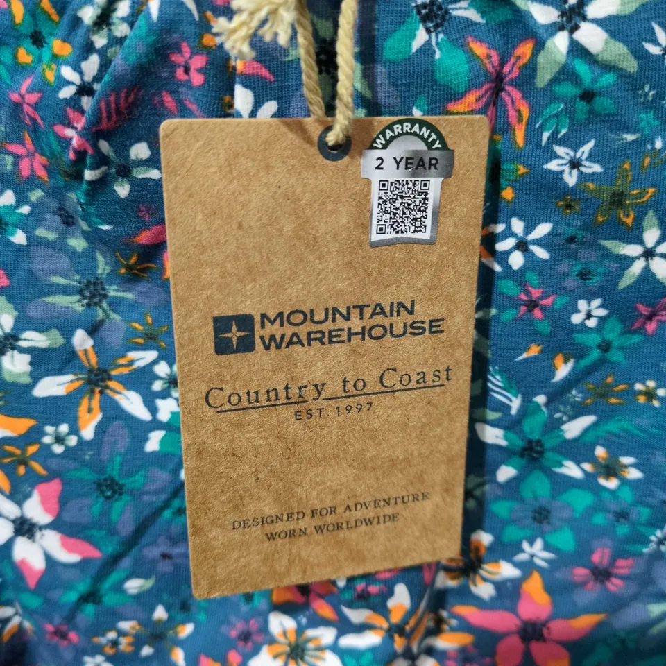 MOUNTAIN WAREHOUSE ORCHID PRINT WOMEN'S DRESS – UK 12