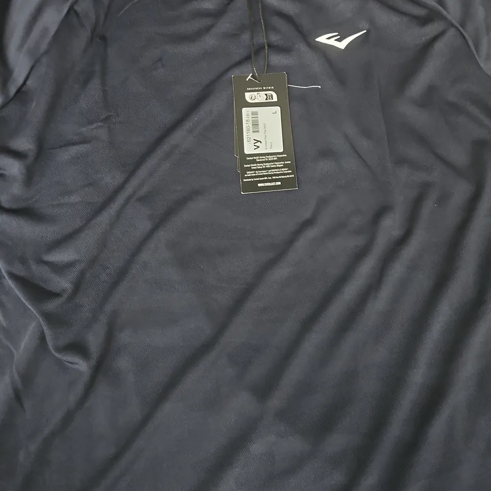 EVERLAST FLEX T-SHIRT IN NAVY SIZE LARGE