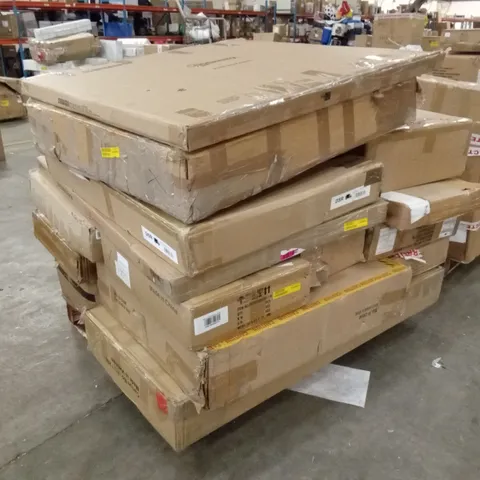 PALLET OF ASSORTED INCOMPLETE FURNITURE PARTS AND PIECES