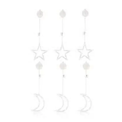 HOME REFLECTIONS SET OF SIX WINDOW LIGHT DOTS