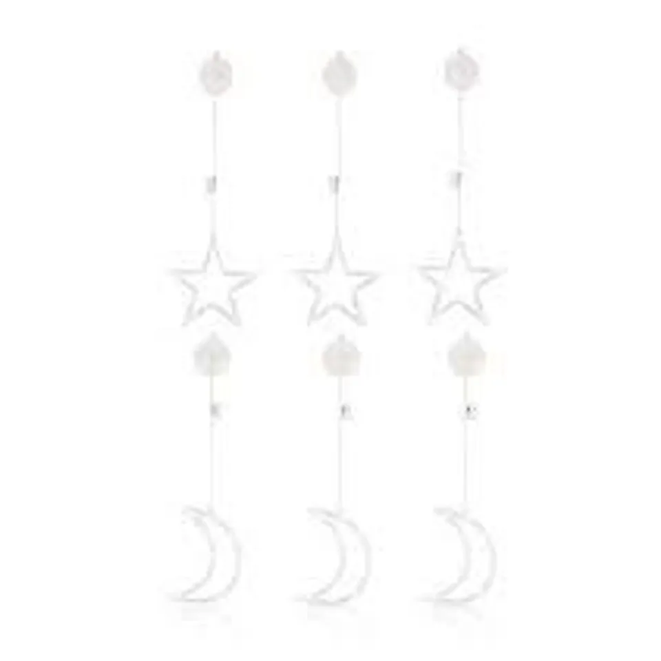 HOME REFLECTIONS SET OF SIX WINDOW LIGHT DOTS