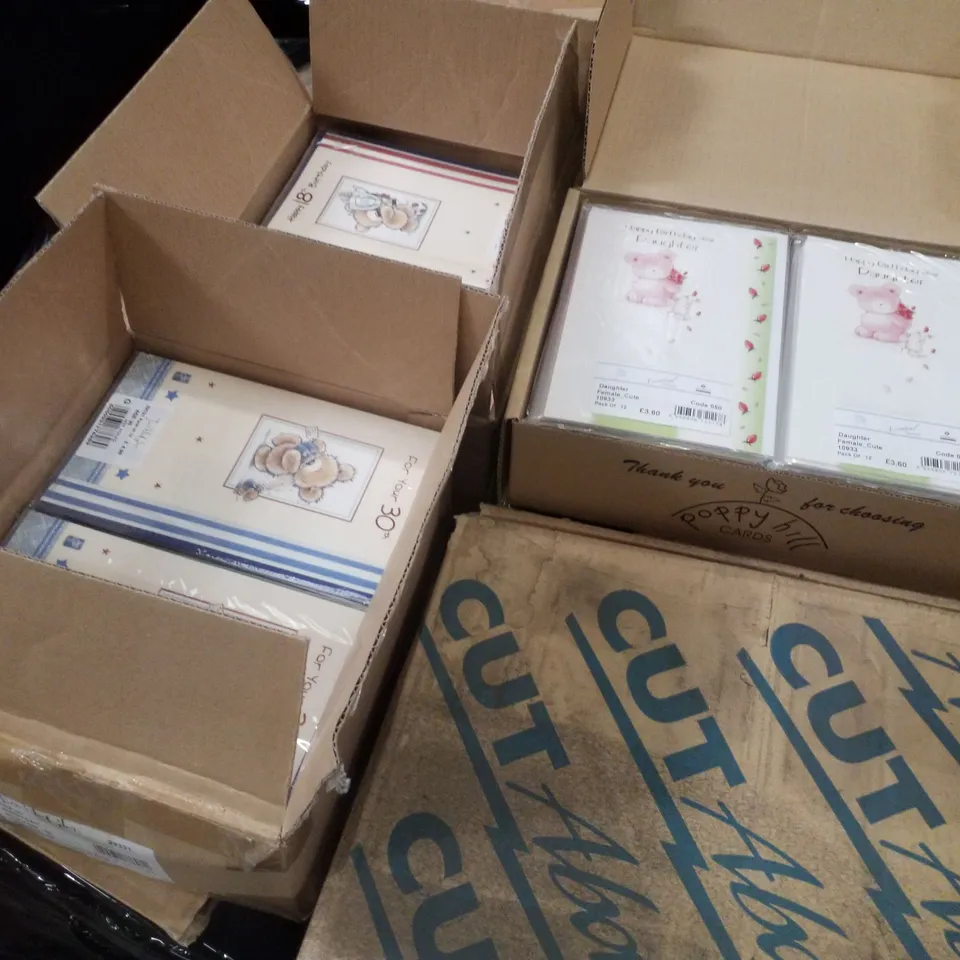 PALLET CONTAINING LARGE QUANTITY OF ASSORTED GREETINGS CARDS