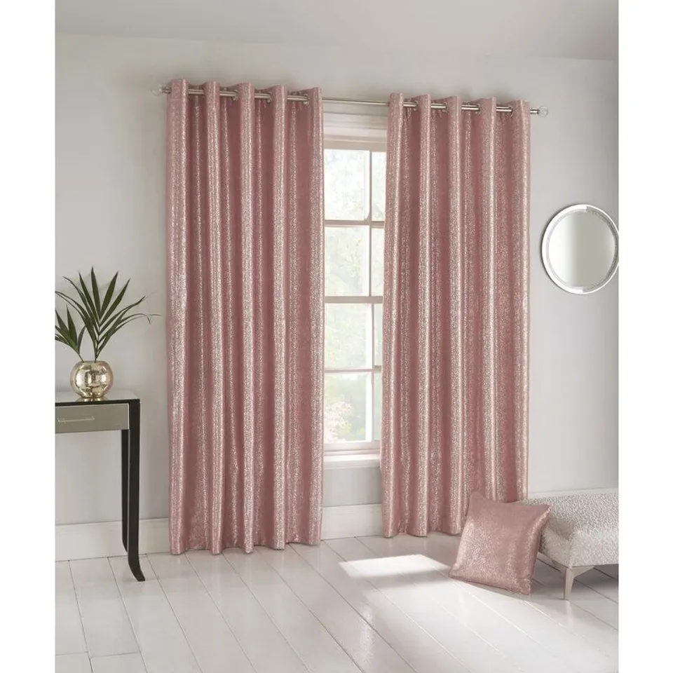 DESIREE EYELET ROOM DARKENING CURTAINS 