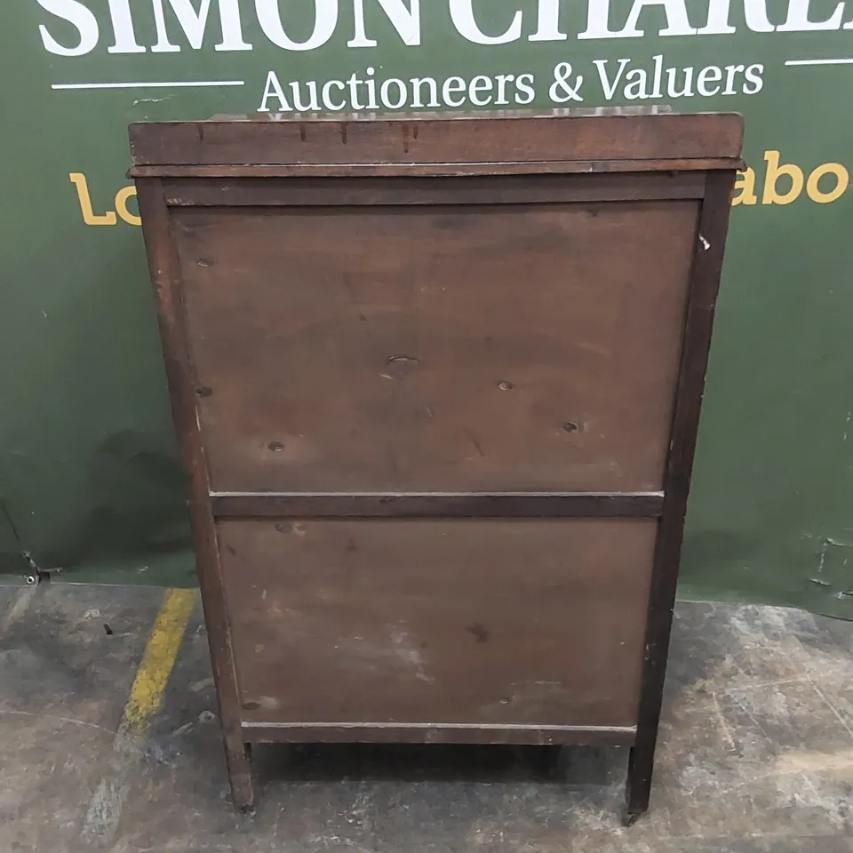 ANTIQUE EDWARDIAN STYLE 5-DRAWER CHEST OF DRAWERS 