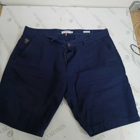 U.S POLO ASSN REGULAR SHORTS IN NAVY - SIZE 36