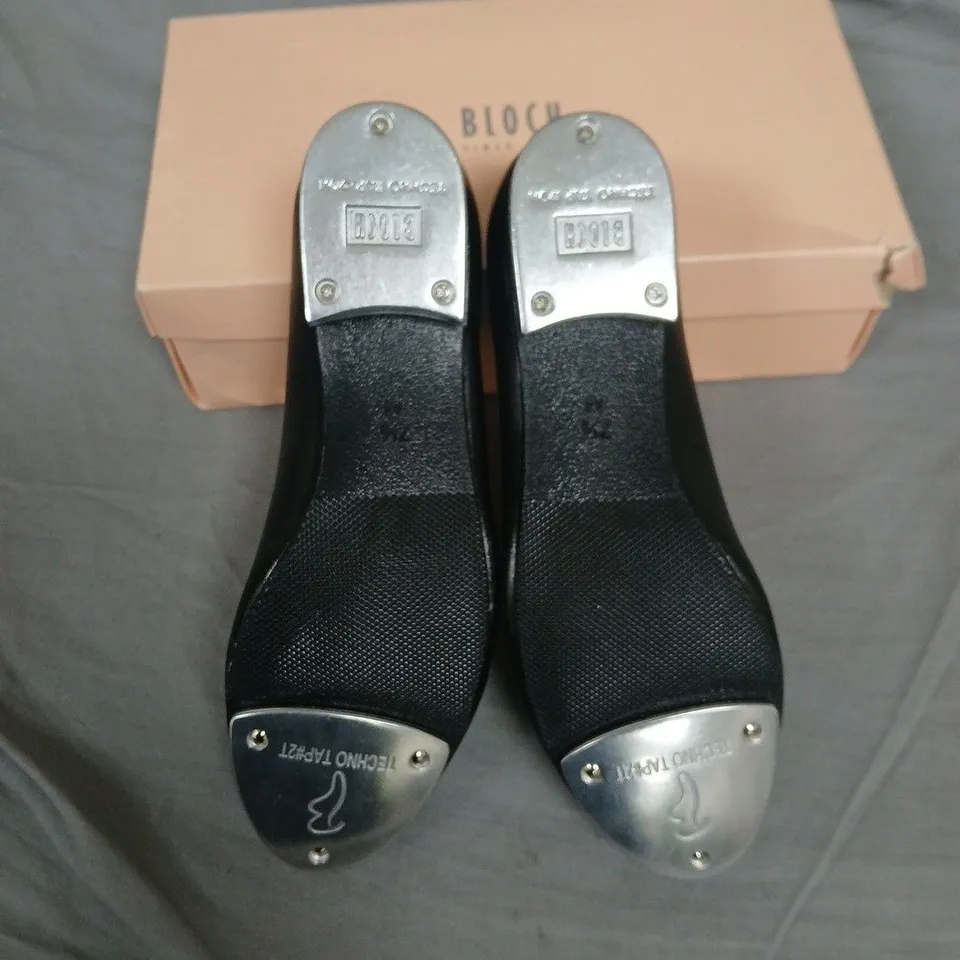 BOXED BLOCH STUDENT JAZZ TAP SHOES – BLACK – 7.5 M