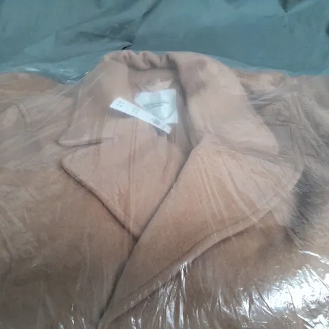 SEALED ABERCROMBIE & FITCH BROWN LONG BUTTON COAT - MEDIUM